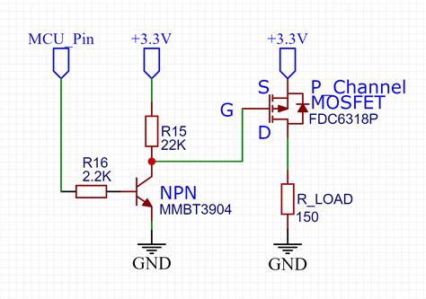 p type mosfet as switch